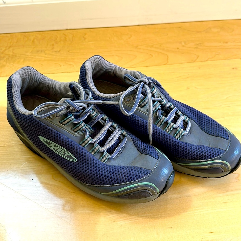 MBT Rocker Toner sneaker.  Clean. Gently worn. Purple.  Comfortable.